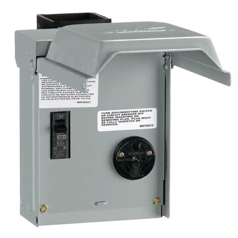 30 amp self contained junction box|30 amp exterior breaker box.